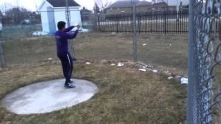 Chain weight hammer throw