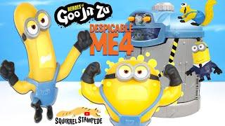 Despicable ME 4 Heroes of Goo Jit Zu Mega Minions Stretchy Figures Review