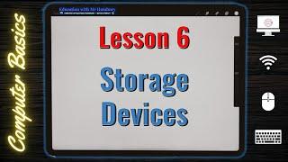 What are Storage Devices | Lesson 6 | Computer Literacy