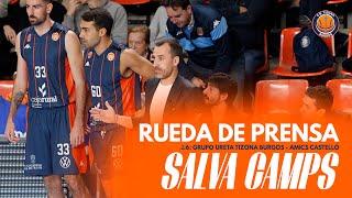 Rueda de Prensa: Salva Camps | Grupo Ureta Tizona Burgos - Amics Castelló (105-107)