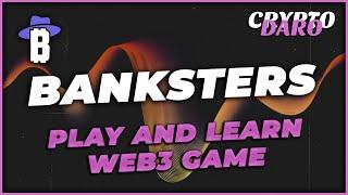 Banksters | WEB3 KRYPTO PLAY 2 LEARN GAME | Cryptodaro | Deutsch | German 2024