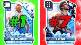 RANKING THE NEW SUMMIT CARDS IN NBA 2K24 MYTEAM! IS THIS SET ACTUALLY GOOD?