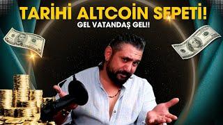 #Bitcoin Analiz - Tarihe Gececek Altcoin Sepeti! Gel Vatandas Gel! Btc Teknik Analiz Forex