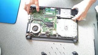 How to replace the hard disk in an HP 240 G6 notebook PC.