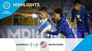 Concacaf Under-17 Championship 2023 Highlights | Guatemala vs United States