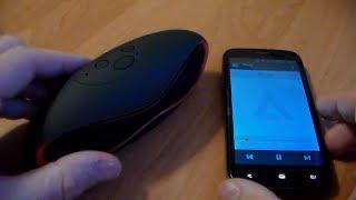 #14 Портативная bluetooth колонка MINI-X6U: как подключить к смартфону на Android, управление. Тест