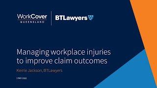 Webinar | Managing workplace injuries to improve claim outcomes