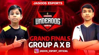 UNDERDOG WAR S6 | GRANDFINAL DAY-01 |@ROCKYRDX @NonstopGaming_ @nightmareesports01 @JONTYGAMING