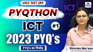 PYQs with Short Notes | Day-1 | ICT | PYQTHON | NET - JRF 2024 | Apni University | By Simran Ma'am