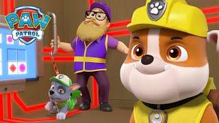 狗狗們從盒子碉堡裡救出了灰灰和韓丁納！- PAW Patrol 汪汪隊立大功 - 兒童卡通