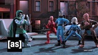 Doctor Doom Exposes Himself to the Fantastic Four | Robot Chicken | Adult Swim