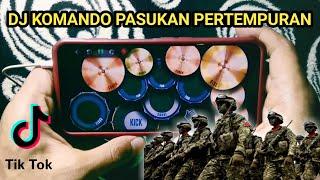 DJ KOMANDO PASUKAN PERTEMPURAN || COVER REAL DRUM #realdrum #tiktok #TNI