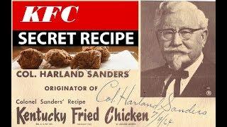 Homemade KFC Secret Recipe Revealed 17 Ingredients