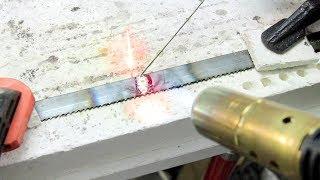 How to repair broken band saw blades and save money
