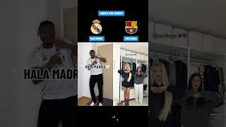 HALA MADRID Vs VISCA BARÇA #shorts #dance #music  #halamadrid #viscabarça #laliga