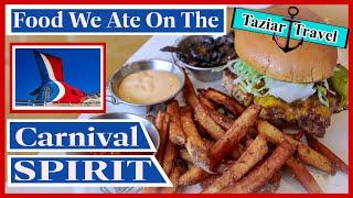 Food on the Carnival Spirit - What Can YOU Look Forward To?
