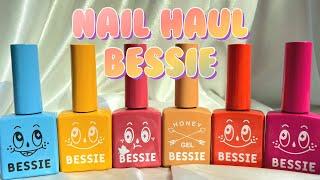 [nail haul]️ BESSIE ️젤 리뷰 가격도 착하고! 컬러도 예쁘고! 용량도 많다!/셀프네일/초보네일/네일하울/젤 브랜드/네일재료언박싱