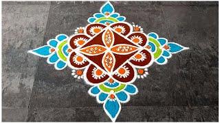 Margazhi Matham Special Rangoli Design / 2025 New Year Rangoli / Sashti Pooja / Kolam / Easy Mugulu