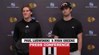 Ryan Greene and Paul Ludwinski on their seasons | Chicago Blackhawks