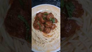 Spaghetti and Meatballs Recipe | By Cook With Shazay #food #best #delicious #cooking #shorts