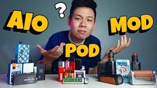 MENDING P0D , M0D , ATAU AIO ?? || PALING EN4K YG MANA?