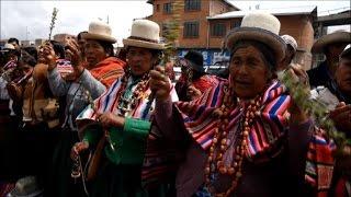 Aymara people pray spirits for rain in drought-hit Bolivia