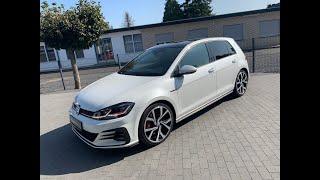 Volkswagen Golf 7 VII GTI Performance Panorama DSG Oryxweiß Perlmutteffekt Brescia VW Felgen Carporn