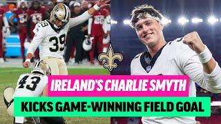 FULL DRIVE | Irish IPP Kicker Charlie Smyth Hits Game-Winning Field Goal On NFL Debut 