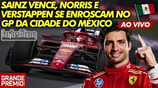 SAINZ VENCE, NORRIS 2º, VERSTAPPEN PUNIDO em 20 SEGUNDOS (6º)!: tudo sobre a F1 no MÉXICO | Briefing