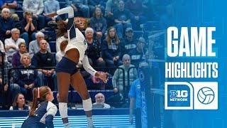 Washington at Penn State | Highlights | Big Ten Volleyball | 11/24/2024