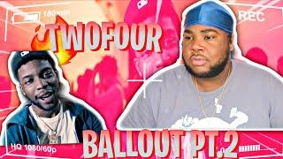 TWOFOUR-BALLOUT PT.2 [OFFICIAL MUSIC VIDEO]|REACTION (MUST WATCH!!!)