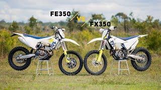 Husqvarna Head-To-Head: 2019 FE350 vs FX350