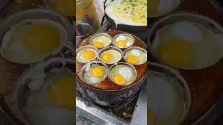 Asian street food - Egg and meat cake #shorts