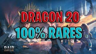 RAID SHADOW LEGENDS: FARMER LE DRAGON 20 AVEC QUE DES RARES!