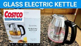 Sur La Table Digital Glass Electric Kettle with Infuser Costco 2024