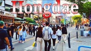 Walking at Hongik University entrance | 홍대입구 산책