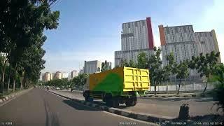 Trip perjalanan dari jln Letjend Suprapto -via Wisma Atlet  menuju MGK Kemayoran       #viofo