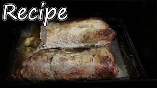 Pork Loin in Electric Roaster Oven