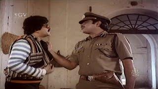 Ambarish Comes To Arrest Shankarnag | Blockbuster Kannada Movie Top Scenes