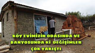 KÖY EVİMİZİN BANYO VE ODASINDAKİ DEĞİŞİMLER MÜTHİŞ OLDU