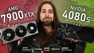 RX 7900 XT vs RX 7900 XTX vs RTX 4080 Super - Productivity, Gaming & VR Benchmarks