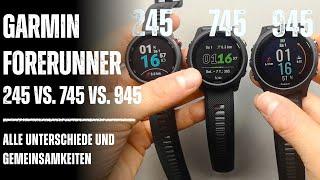 Garmin Forerunner 245 vs. 745 vs. 945: Alle Unterschiede & Gemeinsamkeiten