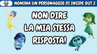 QUIZ- NON DIRE LA MIA STESSA RISPOSTA!(parte 7) #quiz #ita #challenge #sfida #insideout2 #olimpiadi