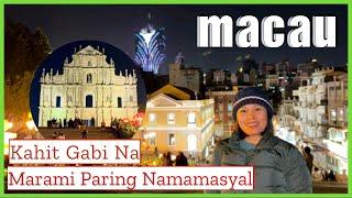 MACAU SENADO SQUARE To The Ruins Of St. Paul’s Night Walk Tour | Travel Vlog Part 3