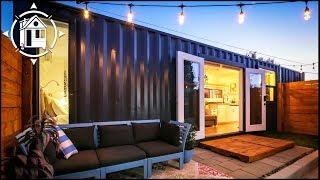 Shipping Container Becomes Fabulous Backyard Tiny Home