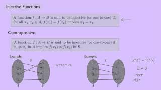 (Abstract Algebra 1) Injective Functions