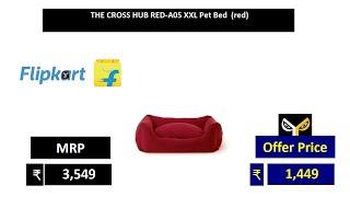 THE CROSS HUB RED A05 XXL Pet Bed  red