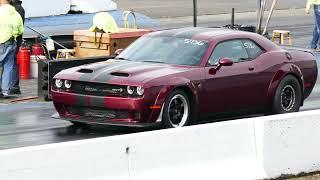 Dodge Challenger SRT Hellcat Drag Race At Pacific Raceways - Kent, WA (Near Seattle)