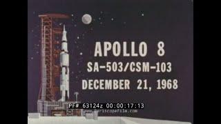 NASA APOLLO 8 MANNED SPACE FLIGHT REPORT 1968 LUNAR MISSION  63124z