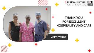 Happy International Patient| Spine Treatment | CK Birla Hospital | RBH Jaipur